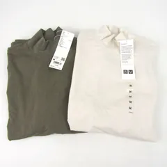 ユニクロ U 長袖Ｔシャツ ヒートテックコットン タートルネックT 2点セット 未使用 トップス レディース Mサイズ UNIQLO