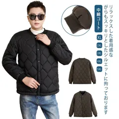 防寒対策 メンズ 中綿コート トップス 防寒コート ショート丈 シンプル 中綿入り 大きいサイズ グリーン 保温グッズ 厚手 ジャケット 長袖 中綿 無地 ポケット付き キルティング 通勤 お出かけ#cjfj137760