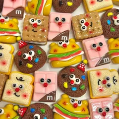 デコパーツ お菓子 5個セット 【番号指定可能】ホイップ ホイップデコ ハンドメイド 資材 ゆめかわ