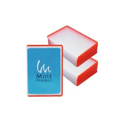 Mint Protect (ミントプロテクト) 公式 カラーローダー 【30枚】フィルム付き (レッド) サイドローダー 硬質ケース B8 0