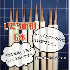 神田三千枝「夕べ」下絵岩絵の具6点作品