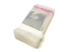 (SAJ) OPP袋 透明 ビニール袋 OPP 袋 シール付き (50mm×70mm)(200枚)