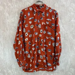 Trussardi - 90's TRUSSARDI 総柄 オープンカラー レーヨン