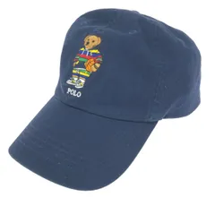POLO RALPH LAUREN ポロラルフローレン キャップ 帽子 ONESIZE  ネイビー 綿100％ ユニセックス ポロベア 帽子 服飾小物　240001143132
