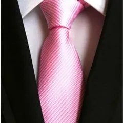 ネクタイ 結婚式　イベント　パーティー　発表会　卒業式　卒園式　入社式　入学式　成人式　父の日　七五三　お祝い　クリスマス　ダンスパーティー　バーテンダー　ストラップ柄 無地 ピンク色 シルバー色 ワイシャツ スーツ 格安 小物