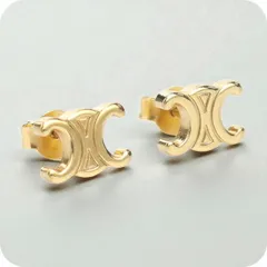 お値下げ⭐︎CELINE マイヨントリオンフスタッズピアス 直営店買付【CELINE】マイヨン トリオンフ スタッズ ピアス