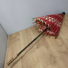 S91676   和傘 番傘 学祭 舞台 お化け屋敷 アンティーク 和装 