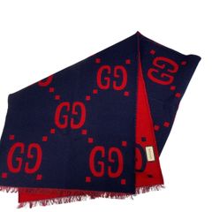 未使用】定価68,200円 GUCCI リバーシブル ロゴ 厚手 マフラー - メルカリ