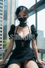 250627-187AI美女 パンチラ コスプレ ポスター A4サイズ