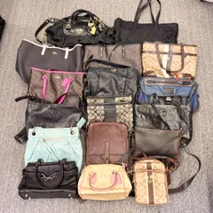 ①比較的美品あり🌈B～Jランク　COACH　ハンドバッグ　ショルダーバッグ　　bag　レザー　PVC　シグネチャー　ブランドバッグ　まとめ　まとめ売り　17点　「０EL」