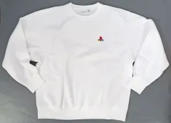 【中古】衣料雑貨 PlayStation 30th Anniversary ヘビーウェイトスウェットプルオーバー ホワイト XXLサイズ 「プレイステーション×GU」