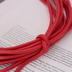 PUコード 直径約6mm レッド4m