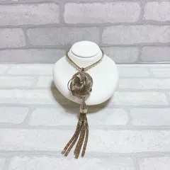 ネックレス　シルバー　silver　ラウンド　丸　フープ　アンティーク　ヴィンテージ　EL-1253