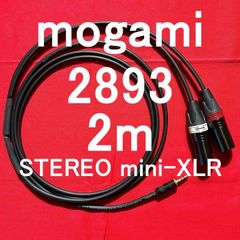 mogami 2893 PC,タブレット,スマートフォン用途他 Stereo mini ⇔ XLRオス LR 2m