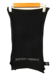 エンポリオアルマーニ EMPORIO ARMANI マフラー ストール ウール ブラック 黒のサムネイル