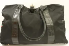 【中古】 OROBIANCO メンズボストンバッグ -- ボストンバッグ OROBIANCO -- 黒 ブラック