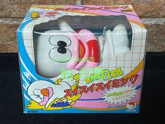 元箱・付属品完備】当時もの 完動品 シンセイ(SHINSEI) オバケのQ太郎 スイスイスイミング／ソフビ