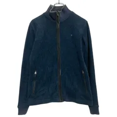 TOMMY HILFIGER ジップアップ フリースジャケット レディース S ネイビー トミーヒルフィガー アウトドア 古着卸 アメリカ仕入 a702-6119