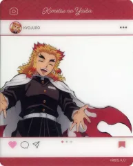 【中古】キャラカード 煉獄杏寿郎 「鬼滅の刃 全集中展 刀鍛冶の里編・柱稽古編 SNS風クリアカード B」