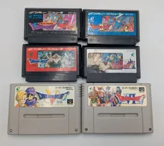 ドラゴンクエスト　Ⅰ Ⅱ Ⅲ Ⅳ Ⅴ Ⅵ　ファミコン　スーパーファミコン　ソフト　1 2 3 4 5 6