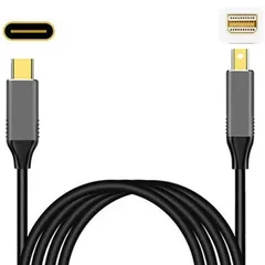 USB-C to Mini DisplayPort 変換ケーブル Thunderbolt 3 4K 60Hz USB C Mini DP 変換ケーブル1.8m