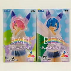 SEGA - 【新品】Re:ゼロ✧Pretty Princess / あめがりの日 4種セット Amazon.co.jp: Re:ゼロから始める異世界生活 Luminasta ラム