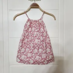 ( 6 ー 8 三) 8a ボンポワン キッズ ノースリーブ ブラウス