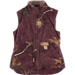 Carhartt リアルツリーベスト　MADE in USA デッドストック カーハート ダック リアルツリーカモ柄 ベスト