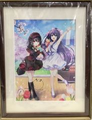涼宮ハルヒの憂鬱 アートグラフA 複製原画 涼宮ハルヒ 長門有希 朝日奈