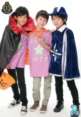 【中古】生写真(男性) 180：EBiDAN OSAKA/集合(3人)/全身・衣装紫・緑・マント黒・赤・オレンジ・青・帽子・かぼちゃ・ハロウィン・背景白/EBiDAN OSAKA 生写真セット 第5弾