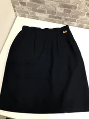 Christian Dior SPORTS クリスチャンディオール スポーツ タイトスカート L ネイビー ロゴチャーム付き