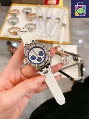 AP オーデマ ピゲ Audemars Piguet ロイヤルオーク レディース【ダイヤモンドベゼル＆食品級ゴムバンド】37mm 日本製クォーツ搭載｜本日限定特価｜新品未使用-WTO店名をご確認ください