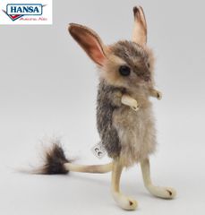 HANSA 7497 トビネズミ 19cm JERBOA BH7497 オヤユビトビネズミ ねずみ 鼠 ぬいぐるみ ハンサ もふもふ 動物 犬 猫 鳥 アニマル 置物 人形 フィギュア 大きい マスコット 実物大 大型
