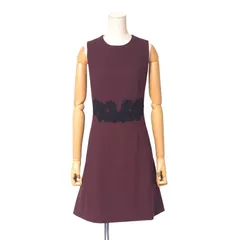 ドルチェ＆ガッバーナ　ヘリボーン　レース　ワンピース　グレー　カクテル　50万 ドルチェ＆ガッバーナヘリボーンレースワンピースグレーカクテル50万