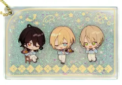 【中古】キーホルダー 朔間零＆天祥院英智＆白鳥藍良 スノードーム風リキッドアクリルキーホルダー 「あんさんぶるスターズ!! ENSEMBLE HOLIDAY!!×animatecafe」