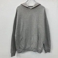 FRUIT OF THE LOOM 無地スウェット パーカー L グレー フルーツオブザルーム シンプル カジュアル 冬物 a709-6798