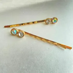 ヘアピン　ゴールド