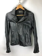 美品⭐️　VANQUISH ラムレザージャケット Mサイズ Yahoo!オークション -「vanquish レザー ジャケット」(Mサイズ