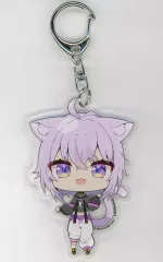 【中古】キーホルダー [単品] 猫又おかゆ アクリルキーホルダー 「PC/Switchソフト おかゆにゅ～～む! 完全生産限定版」 同梱特典