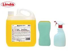 Linda 横浜油脂 虫とりクリーナー 4L 1591 BE01 専用スポンジ スプレーガン付 虫の残がい 鳥のフン ガラス油膜除去 洗車