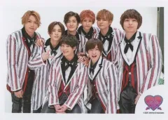 【中古】生写真(ジャニーズ) Hey! Say! JUMP/集合(8人)/横型・膝上・トレカサイズ/「復刻版ミニフォト」/『miniphoto』/LOVE HARAJUKU Est 1988 Johnny’s Shop in Harajuku