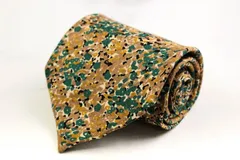 マリオヴァレンティノ ブランド ネクタイ シルク 総柄 小紋柄 メンズ ホワイト MARIO VALENTINO 【中古】