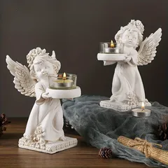 超希少】マーク・ロバーツエンジェルペアキャンドルホルダー