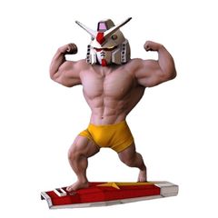 ガンダム フィギュア マッチョ サーフィンポーズ 海外限定品 ガレージキット