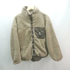 ◇ U.S.POLO ASSN フロントファスナー ハイネック ブランドロゴ刺繍 長袖 アウター サイズL ブラウン レディース E  【1307210018580】のサムネイル