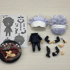 現状品　ねんどろいど 五条悟 劇場版 呪術廻戦 0Ver.　髪パーツ　ヘアパーツ　体パーツ　ボディパーツ　小物パーツ　劇場版 呪術廻戦 0 jjk　写真にあるもののみバラ売り不可