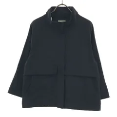 ナノユニバース 長袖 ナイロンジャケット 36 ブラック nano universe レディース 古着 【240422】