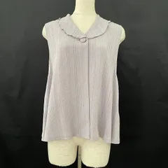 #anc シセンドウ ヒトシタムラ 詩仙堂 HITOSHI TAMURA ベスト ジレ 紫系 ちりめん レディース [945186]