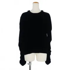 アレキサンダーワン ALEXANDER WANG ベロア シャーリング カットソー トップス 長袖 2 黒 ブラックのサムネイル