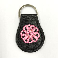 本革 レザーストラップ 	黒	ストラップ 水引付き ハンドメイド/工房エールヨコハマ